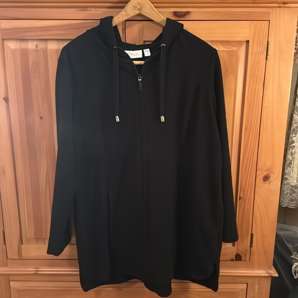 Denim&Co Jackets & Blazers - 🐷 Denim & Co French Terry Active Front Zip Hoodie Jacket